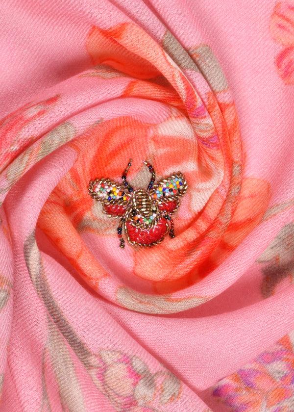 Janavi Flower Orchard In Shahbano Twill