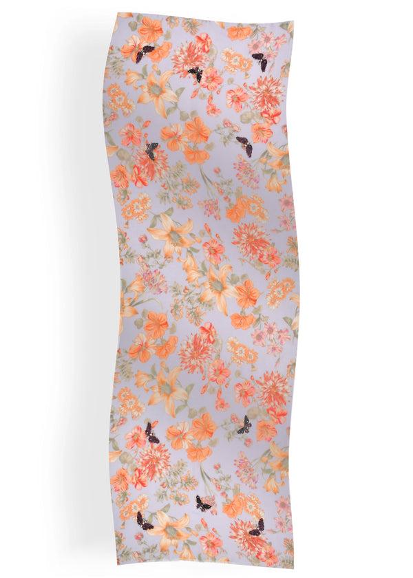 Janavi Flower Orchard In Shahbano Twill