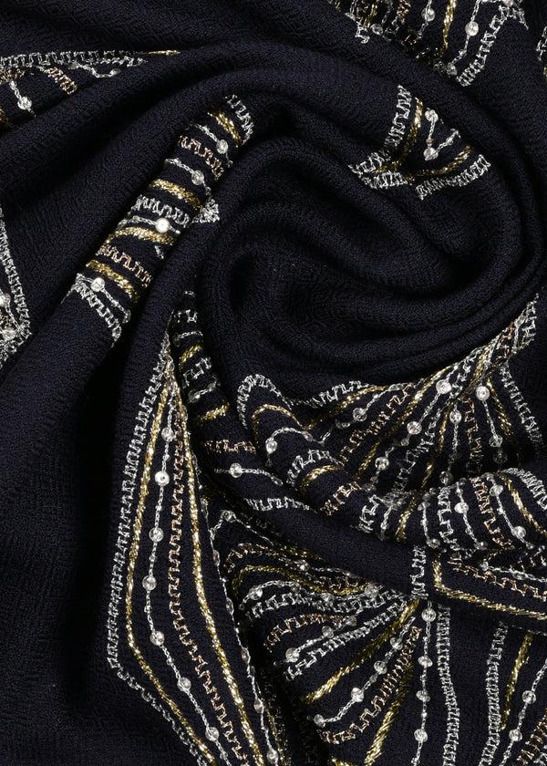 Janavi Geometrical Diamond In Merino