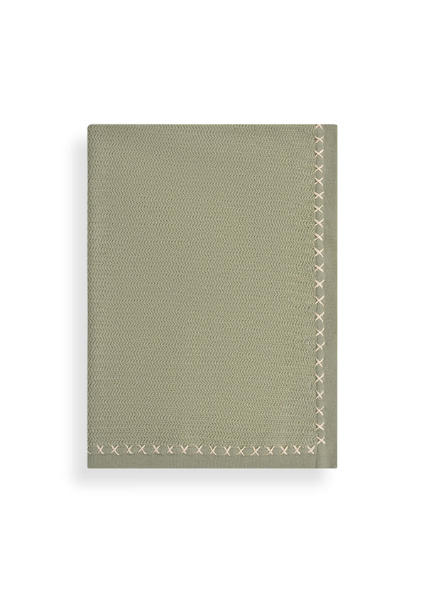 Janavi Herringbone Baby Set In Cashmere