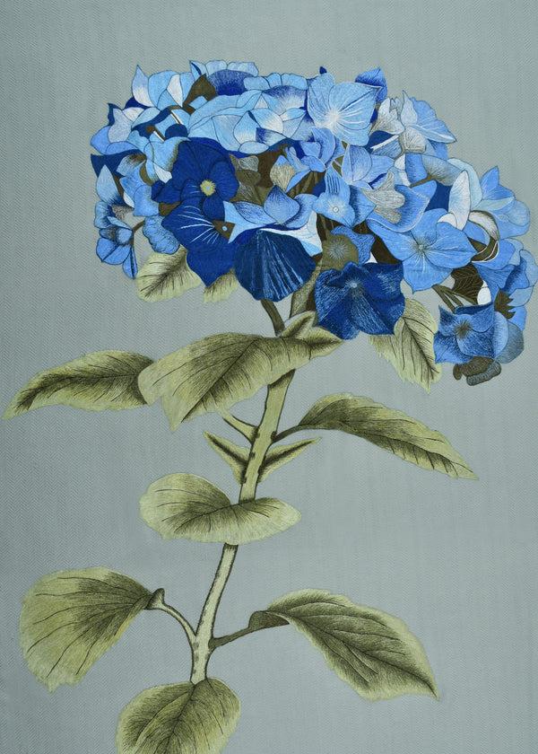 Janavi Herringbone Twill Weave Blanket Hydrangea