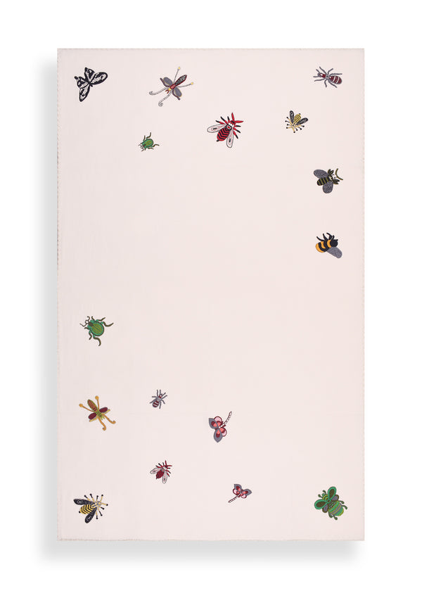 janavi Herringbone Weave Blanket Busy Bugs