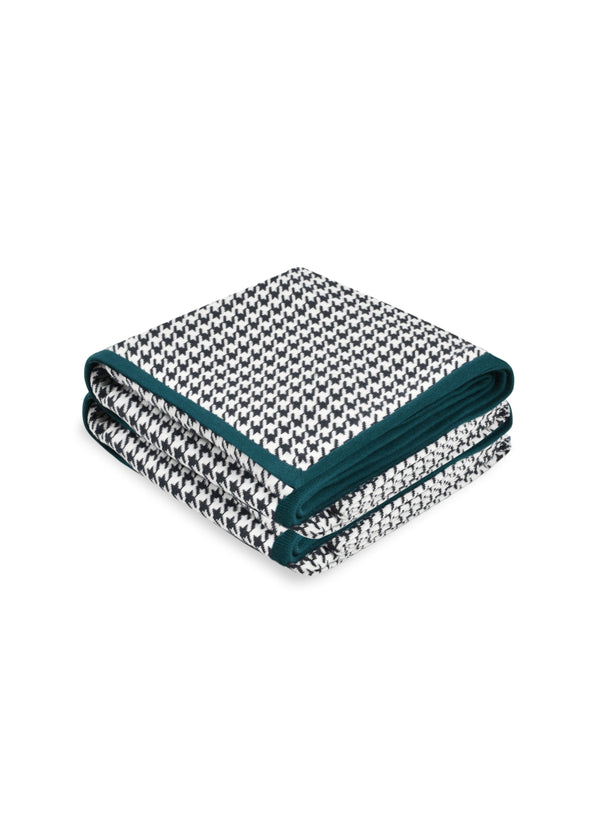 Janavi Houndstooth Blanket In Cotton
