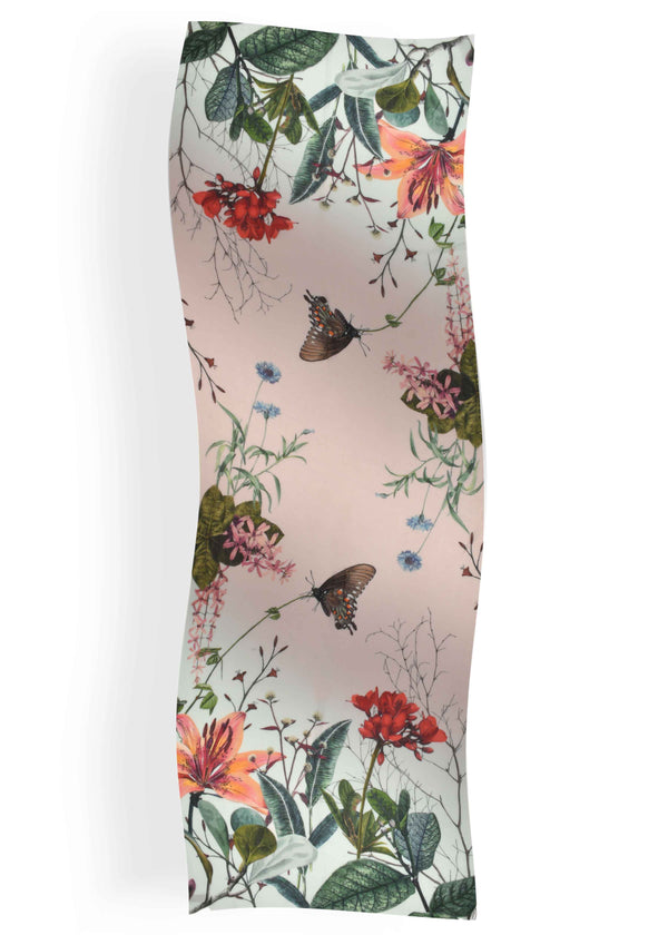 Janavi Indian Summer Print In Wool Silk