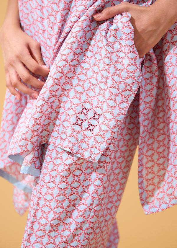 Janavi Lobster Set Flapper Powder Blue