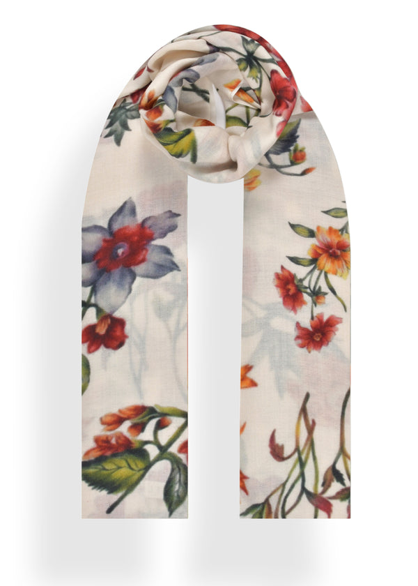 janavi Morning Glory in Wool Silk