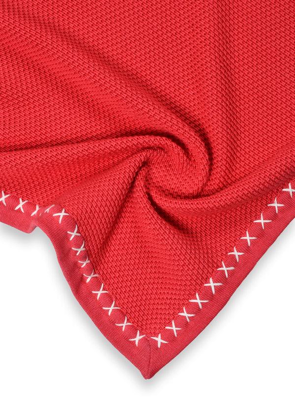 Janavi Peach Fuzz Baby Blanket In Cotton