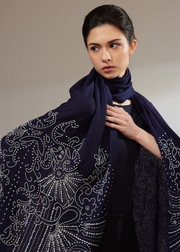 Janavi Pearl Art In Merino