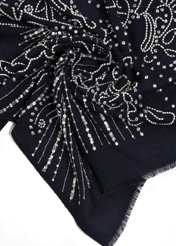 Janavi Pearl Art In Merino