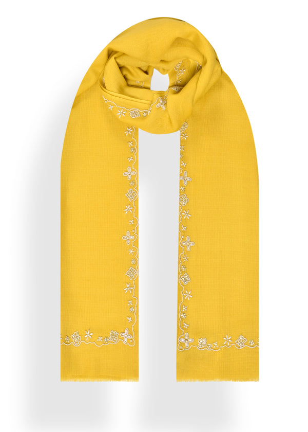 janavi Pearl Flowers in Merino