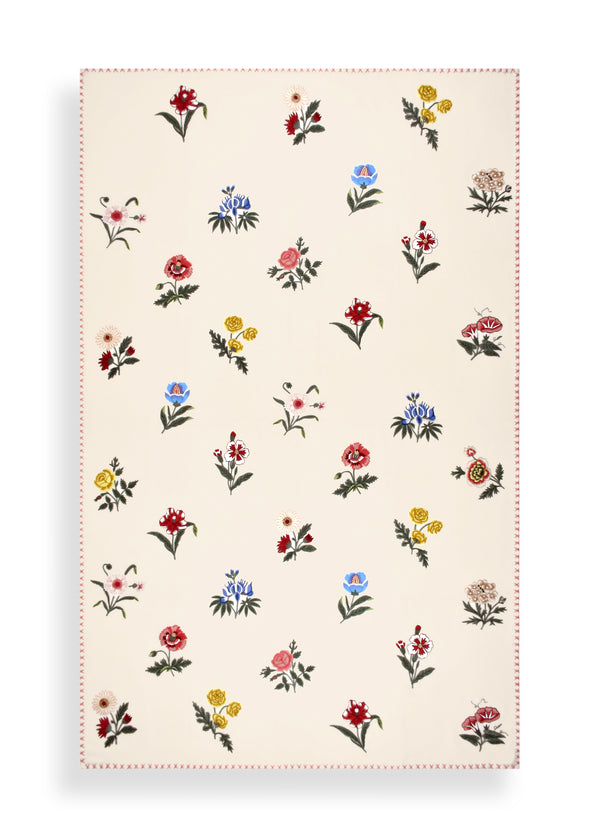 janavi Reversible Weave Blanket Mughal Garden