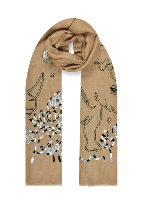 janavi Rhino at Night in Cashmere