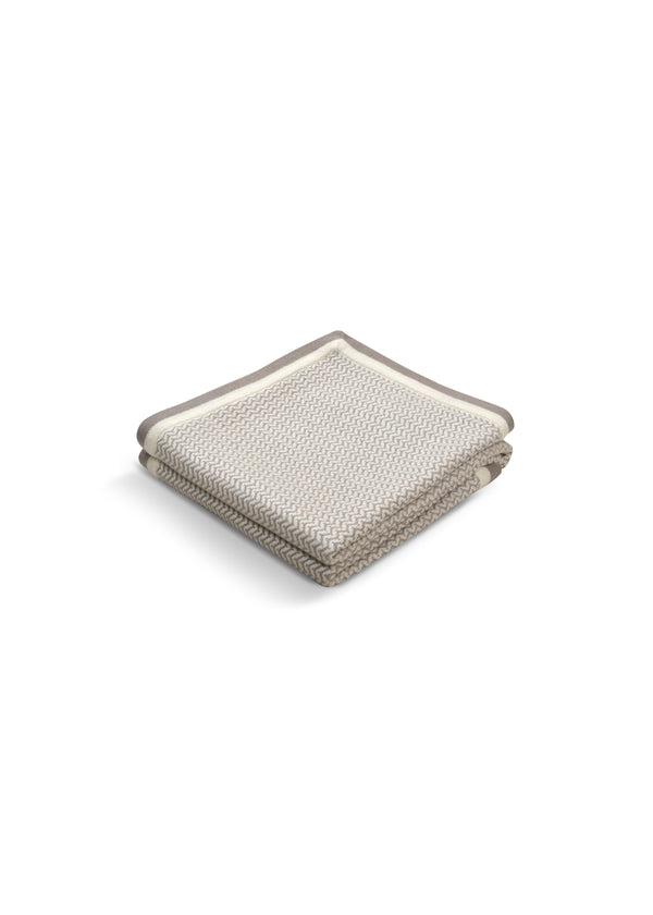 janavi Sandstone Baby Blanket in Cashmere