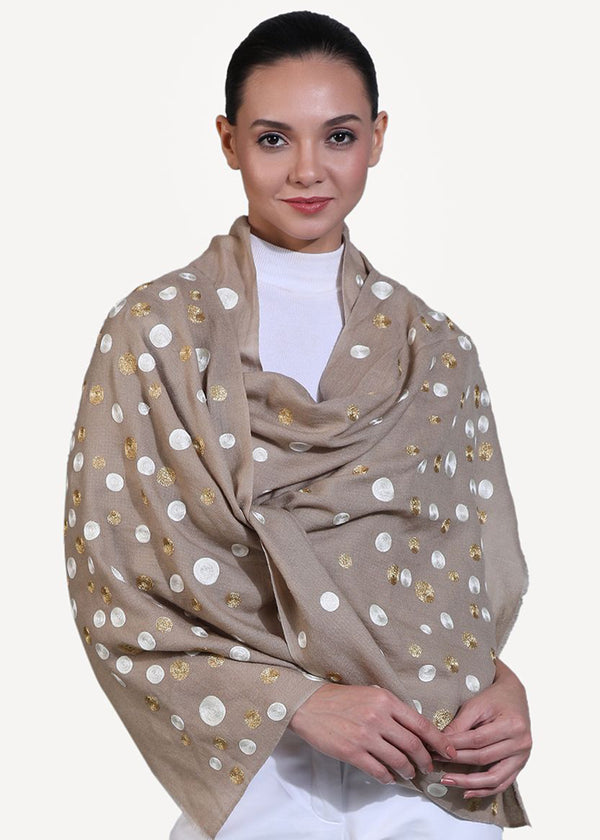 Janavi Shimmering Snowflake In Merino