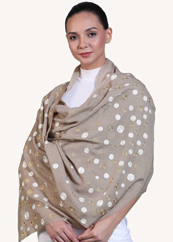 Janavi Shimmering Snowflake In Merino