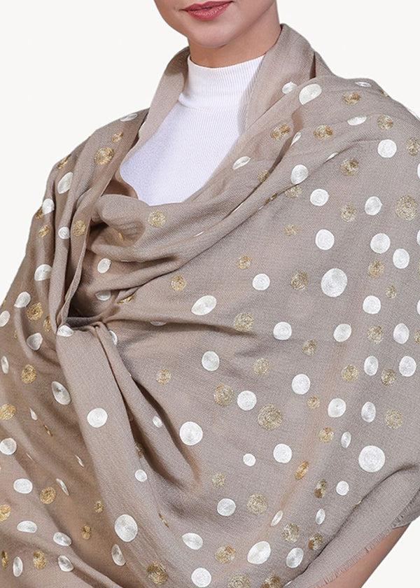 Janavi Shimmering Snowflake In Merino