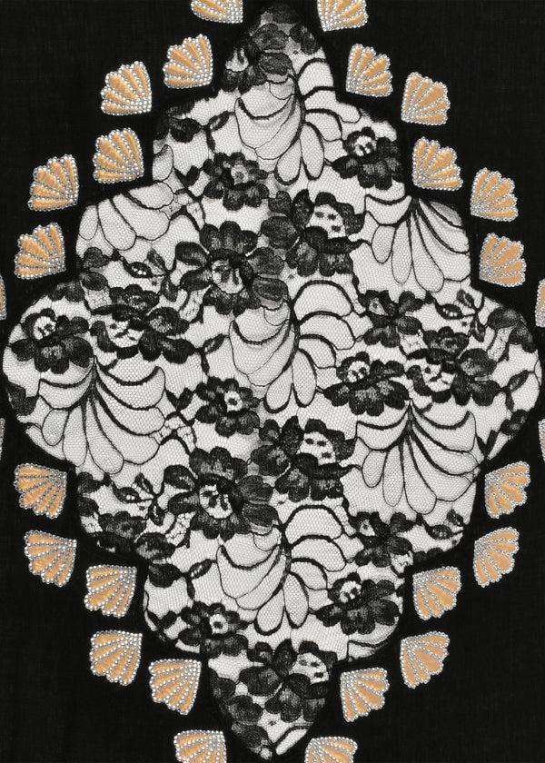 Janavi Shining Leaves In Cashmere