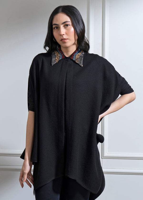 janavi Shiny Layer in Cashmere