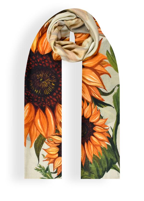 janavi Sunflower Song in Wool Silk
