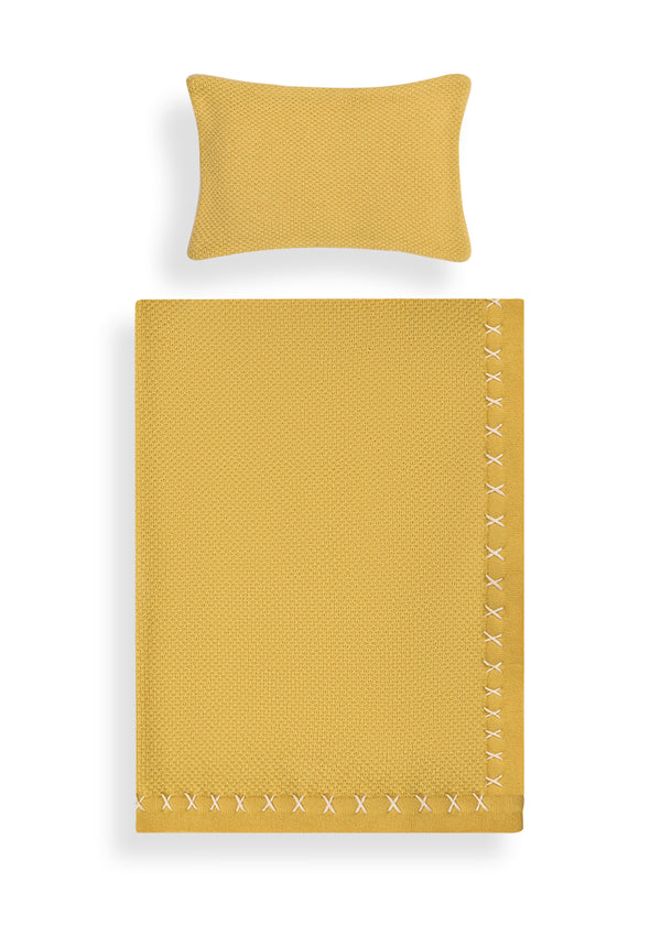 janavi Tex Knit Baby Set in Cashmere