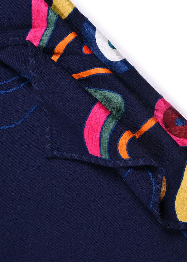 Janavi Twill Weave Blanket Flowing Colors