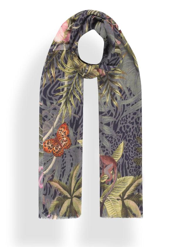 janavi Under The Tropicals in Wool Silk