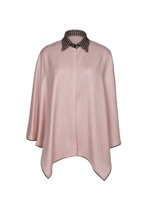 janavi Woven Collar in Silk Pashmina