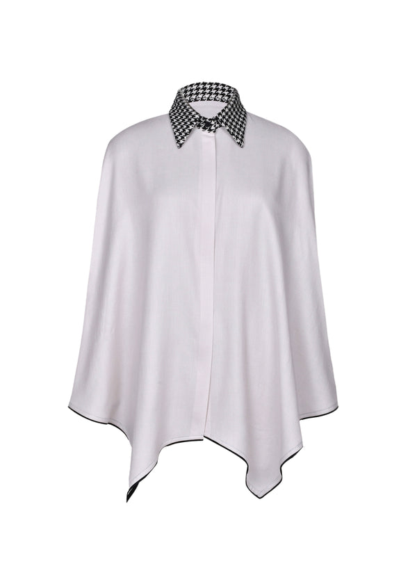 janavi Woven Collar in Silk Pashmina