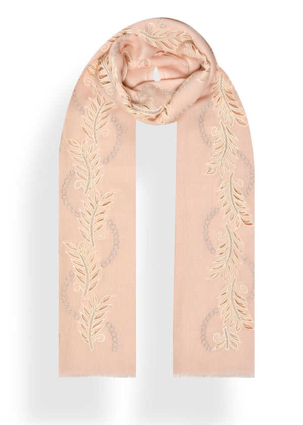 janavi Zig Zag Leaves in Merino