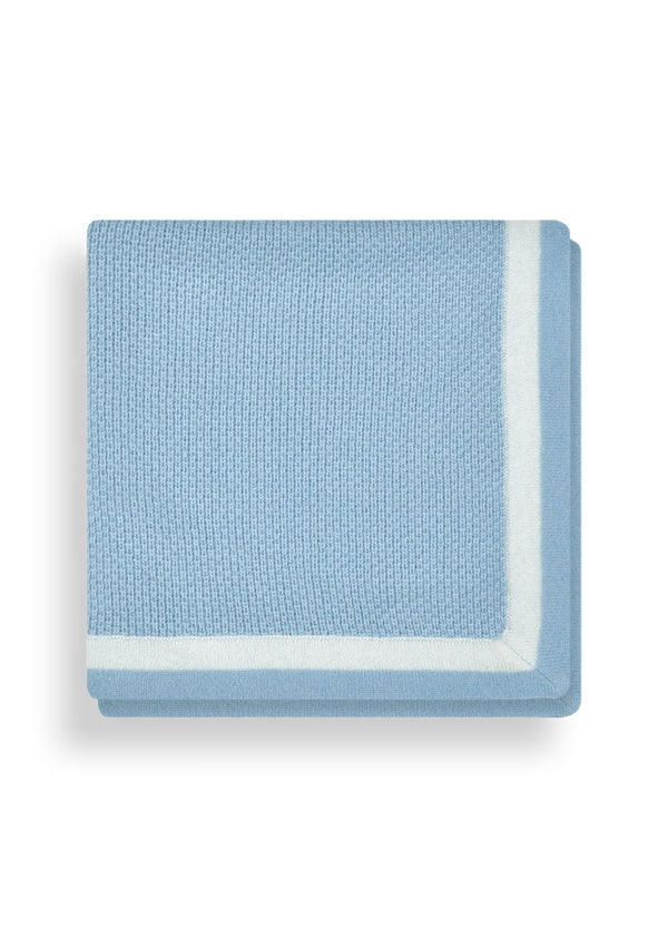 Janavi Tex Knit Double Border Baby Blanket In Cashmere