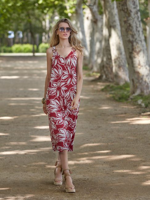 janira Dress Midi Im Lilyana