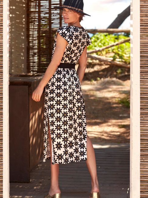 Janira Dress Midi M/Cc Margaritas