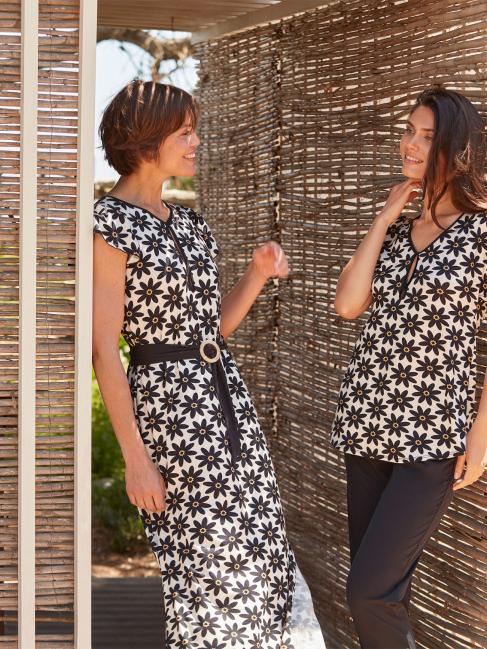 Janira Dress Midi M/Cc Margaritas