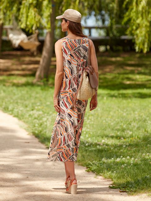 Janira Dress Midi S/M Red Sea