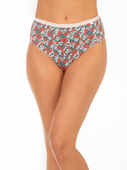 janira P2 Mid Slip C Green Bloom Cotr