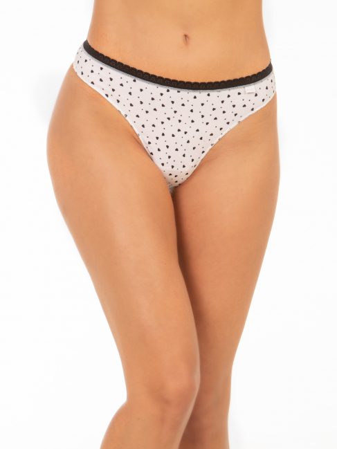 Janira P2 Tanga Coq Black Heart