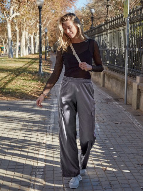 janira Pants Cargo 624 Satin