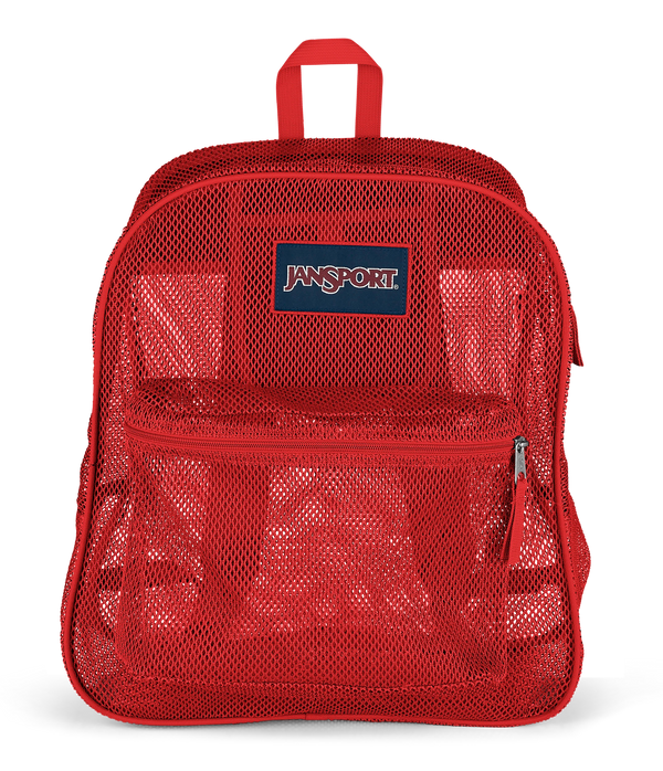 jansport Mesh Pack Backpack Red Tape