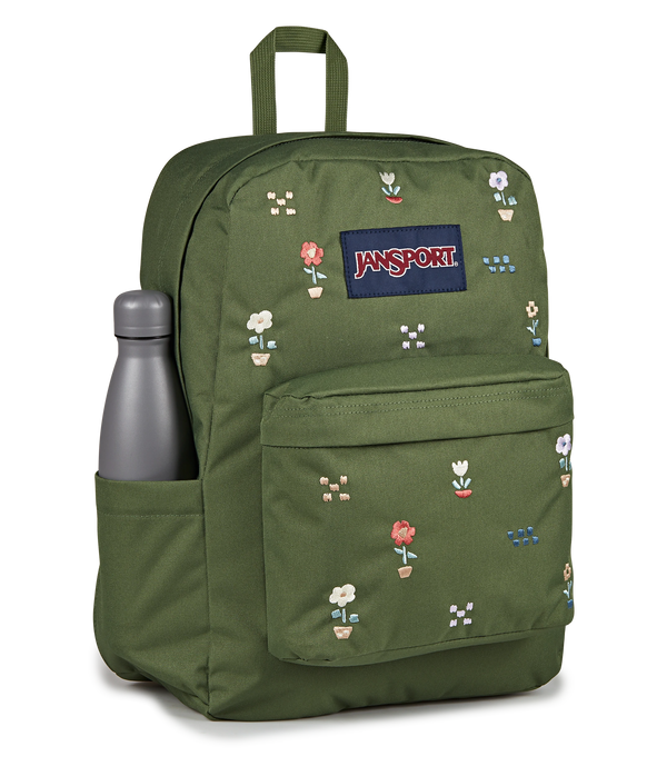 Jansport SuperBreak Plus® FX Flower Green Bundle Flower Fundamentals Cargo Green