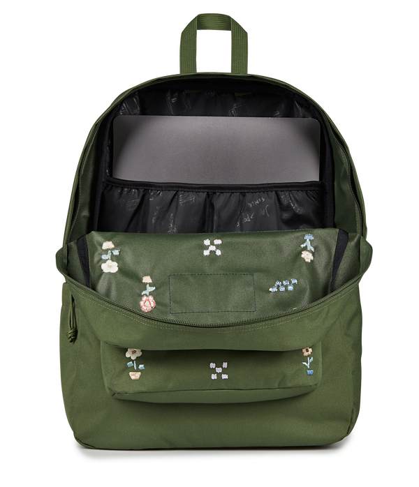 Jansport SuperBreak Plus® FX Flower Green Bundle Flower Fundamentals Cargo Green