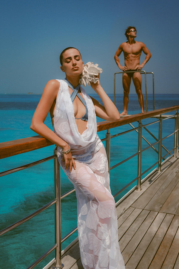 Janthee Berlin Mona Dress - Swan