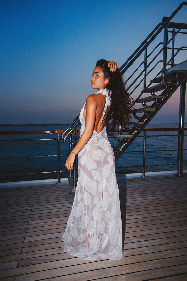 janthee berlin Mona Dress - Swan