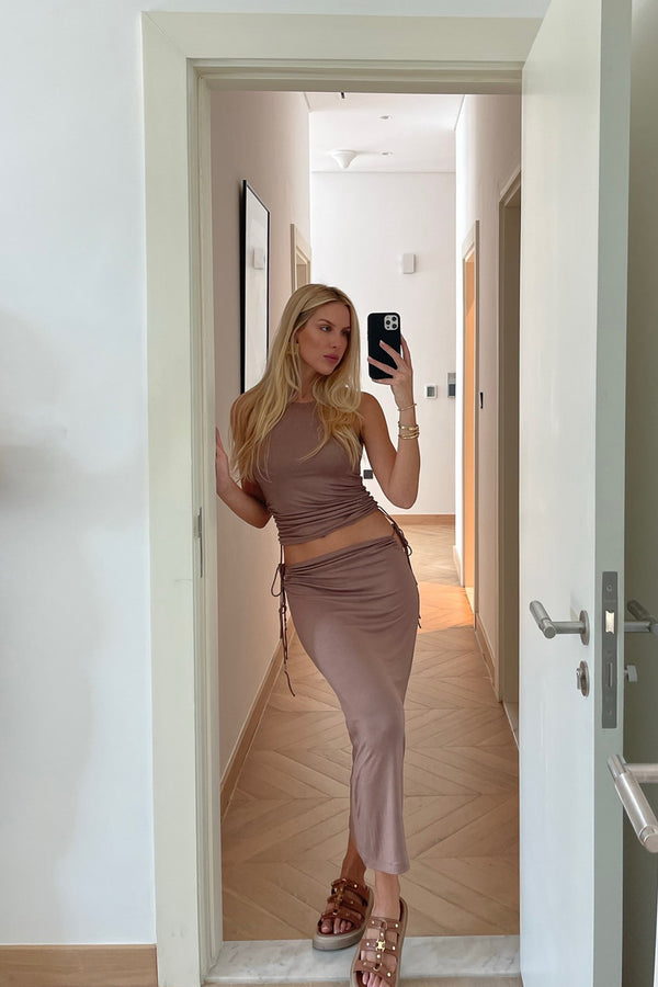 Janthee Berlin Reem Skirt - Latte