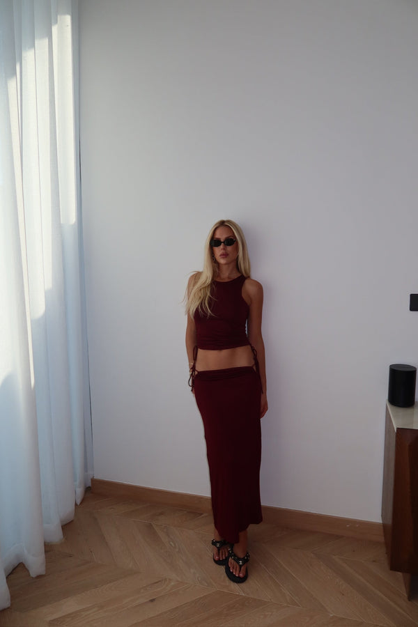 Janthee Berlin Reem Skirt - Raspberry