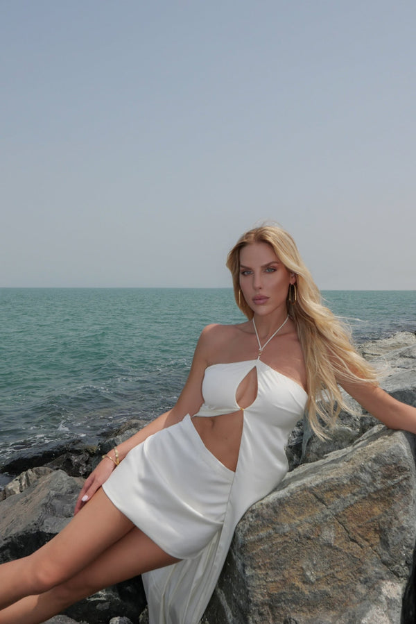 Janthee Berlin Samsa Skirt - Bianco