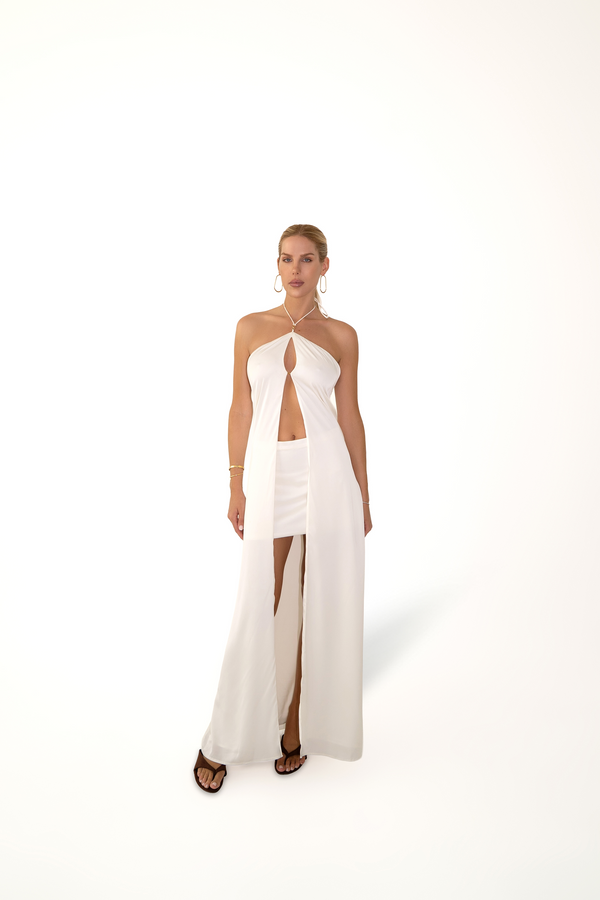 janthee berlin Samsa Skirt - Bianco