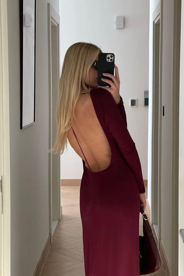 Janthee Berlin Sazwa Dress - Raspberry