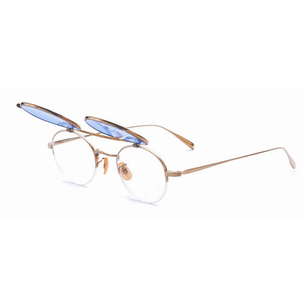 Japan Best BJ Classic Sunglasses H301S NT Gold & Blue
