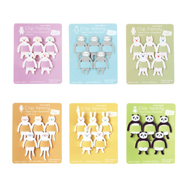 japan best Animal Family Bookmarks