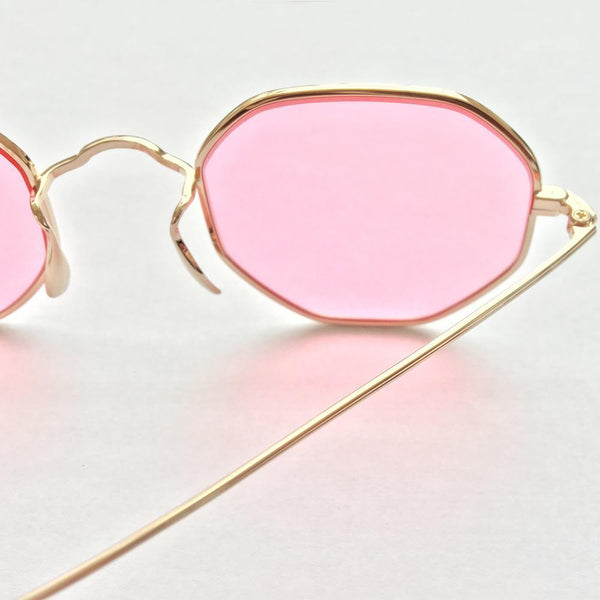 Japan Best Ayame Sunglasses Octagon Gold